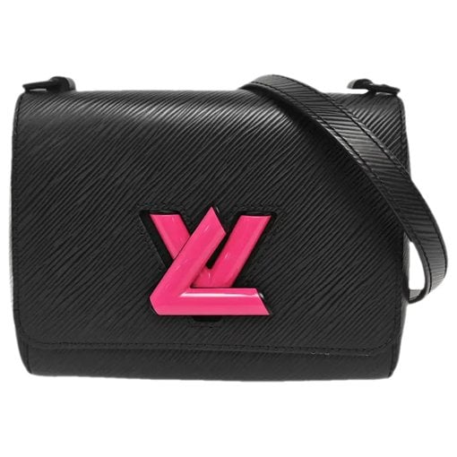 Twist leather crossbody bag