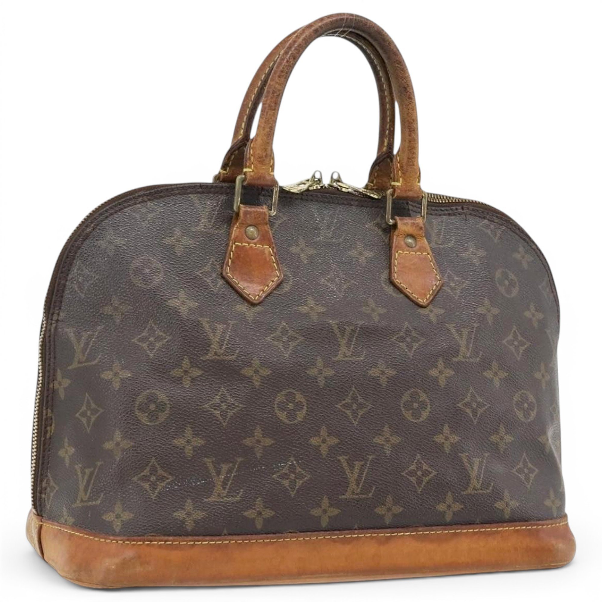 Alma leather handbag