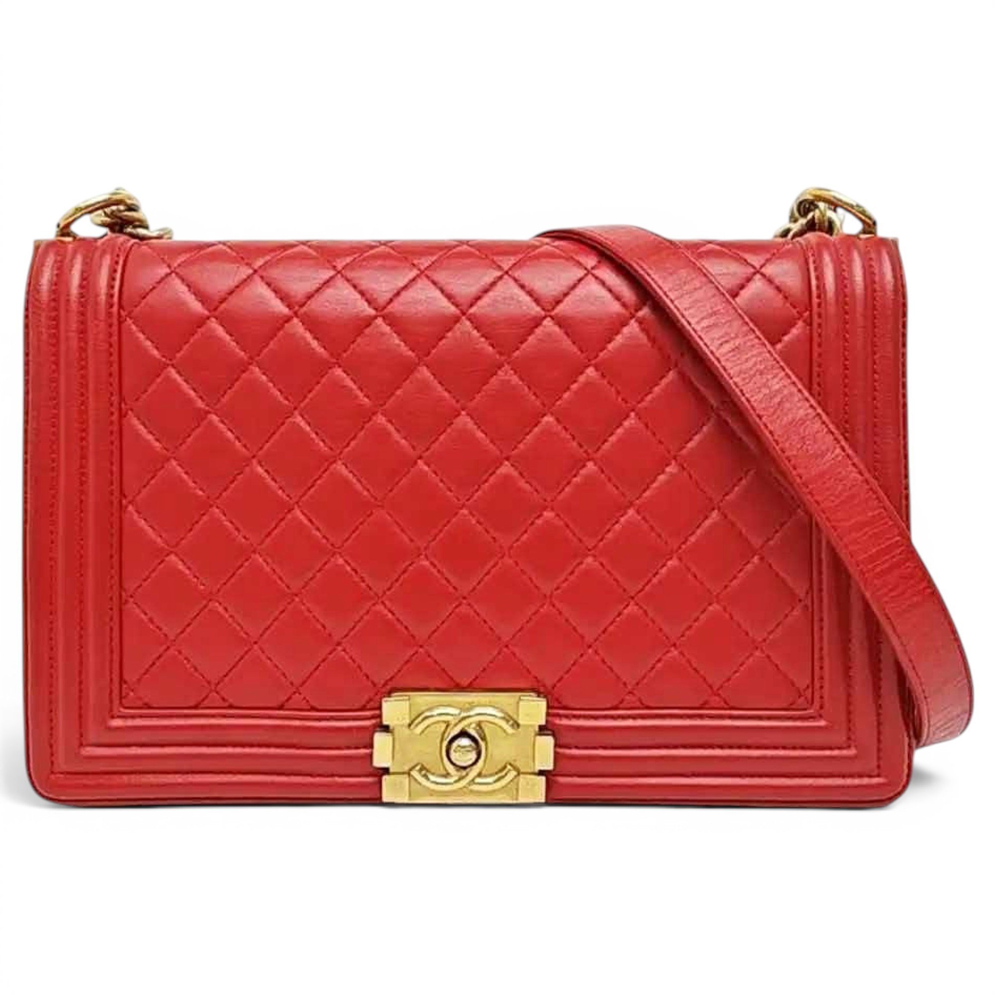 Boy leather crossbody bag