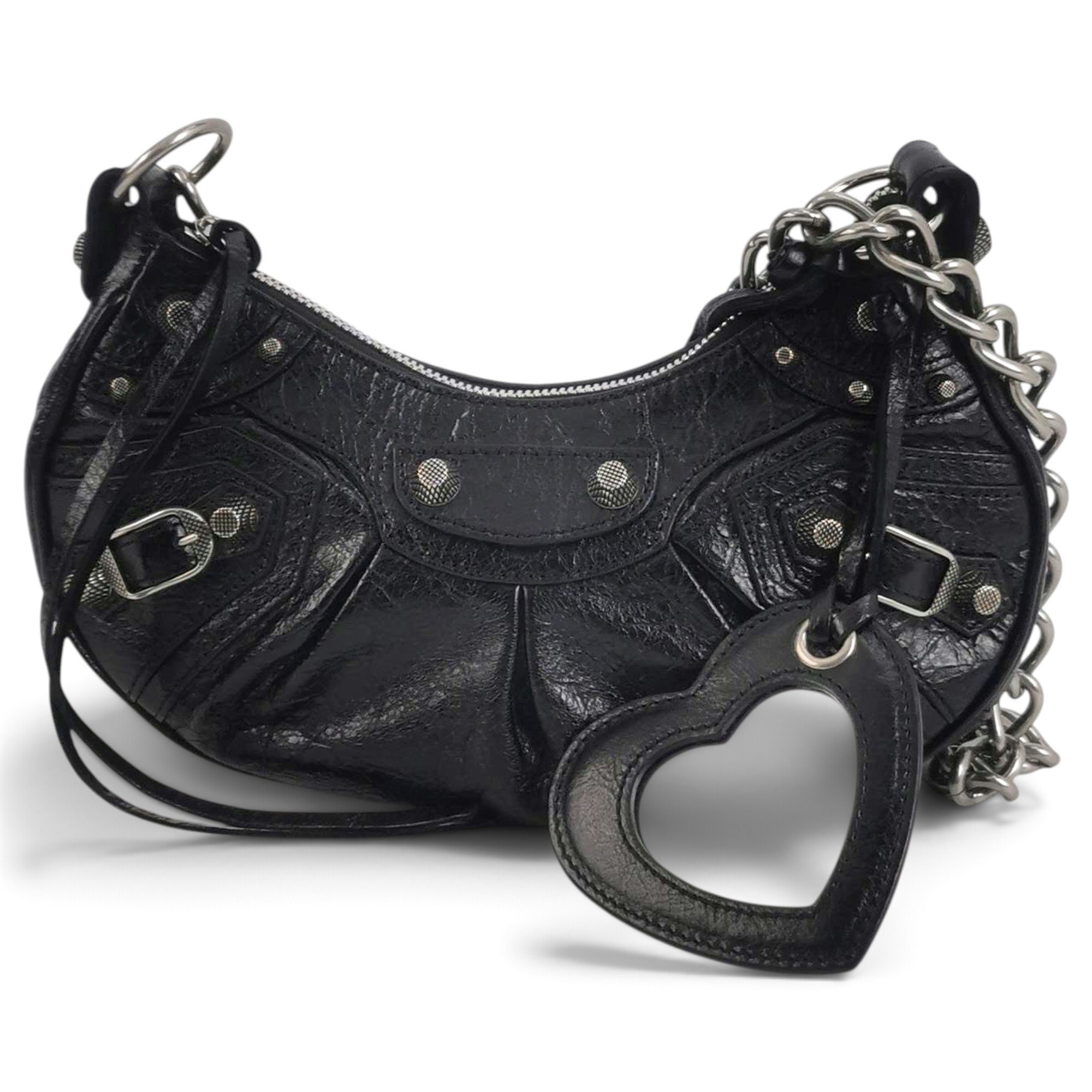 Le Cagole patent leather handbag