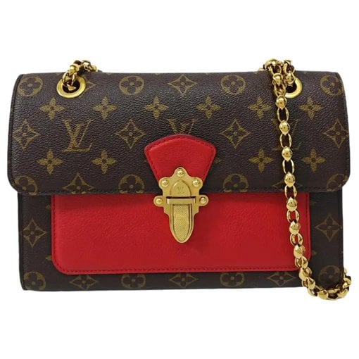 Victoire leather crossbody bag