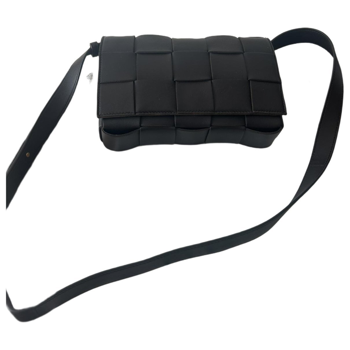 Cassette leather crossbody bag