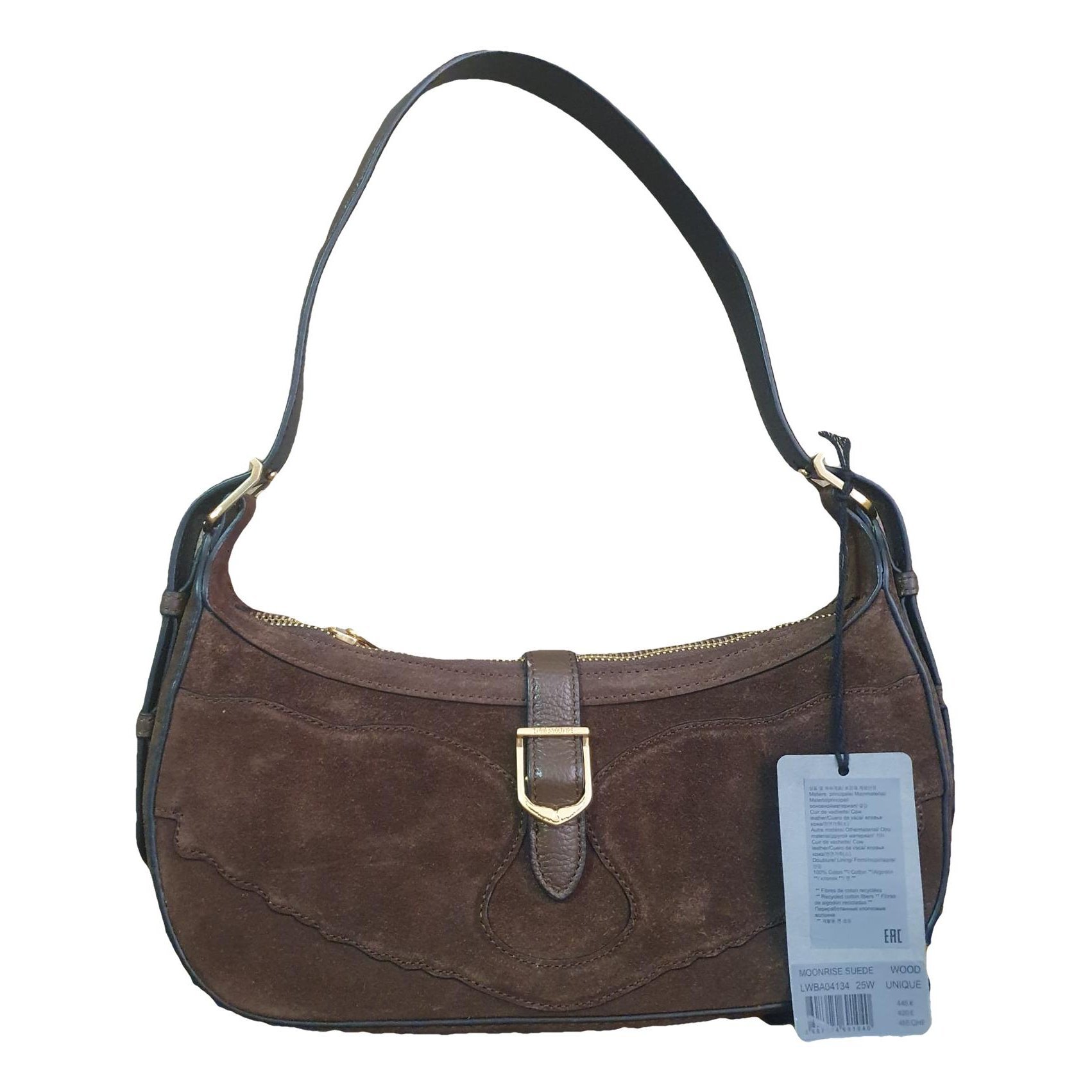 Leather clutch bag