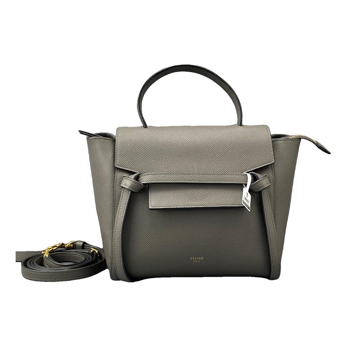 Belt leather handbag