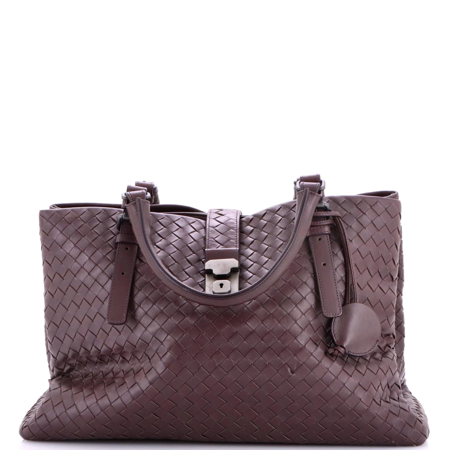 Leather tote