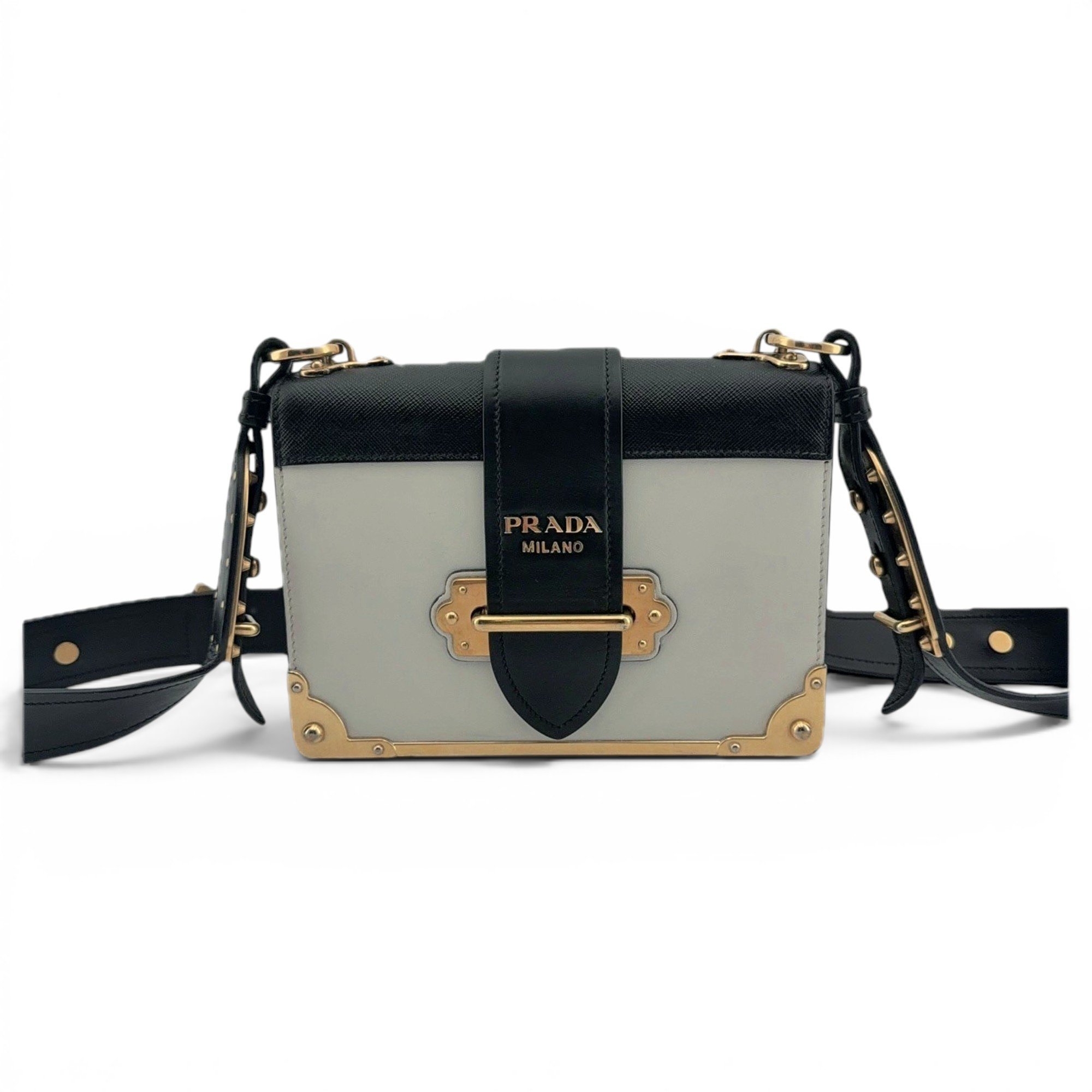 Cahier leather handbag