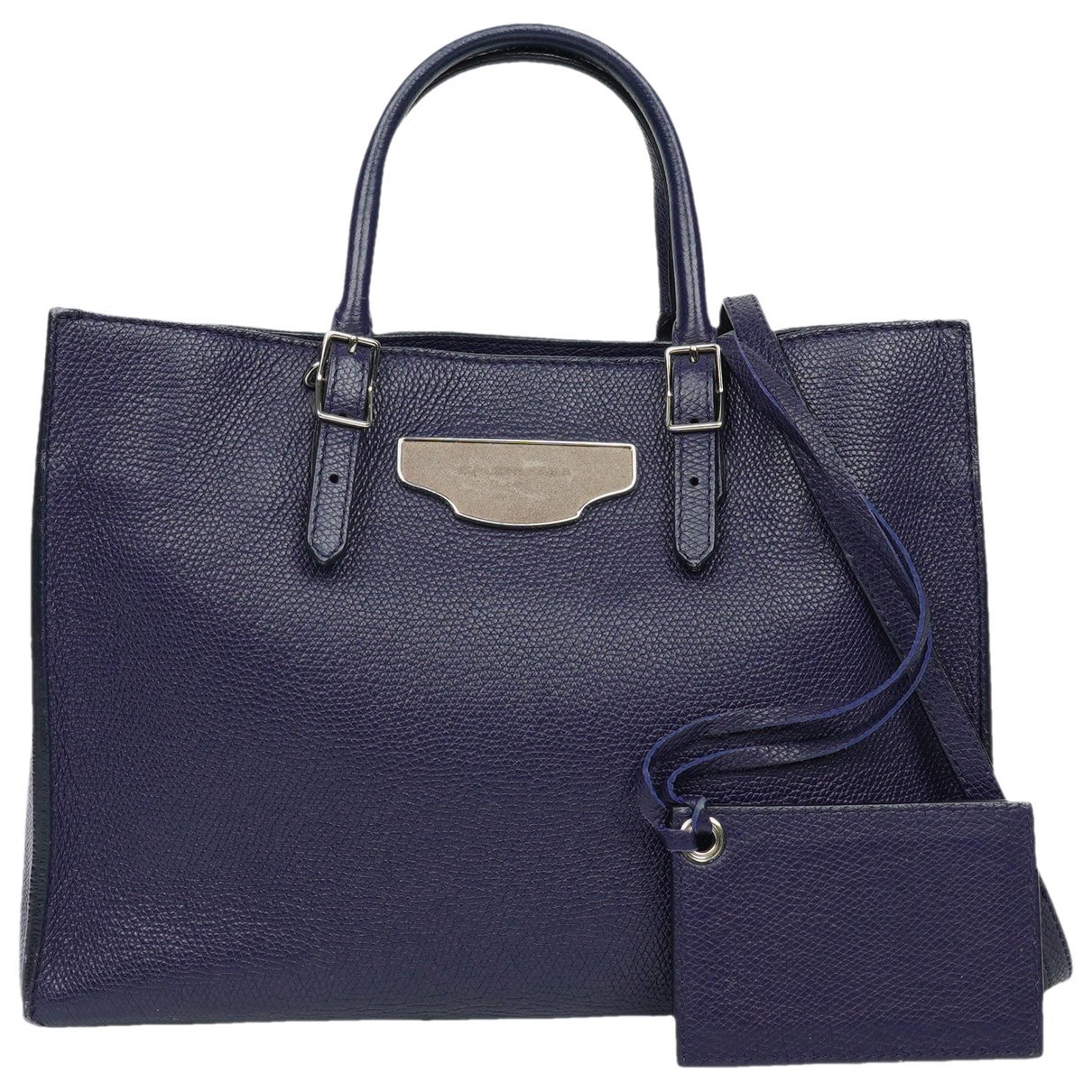 Papier leather handbag