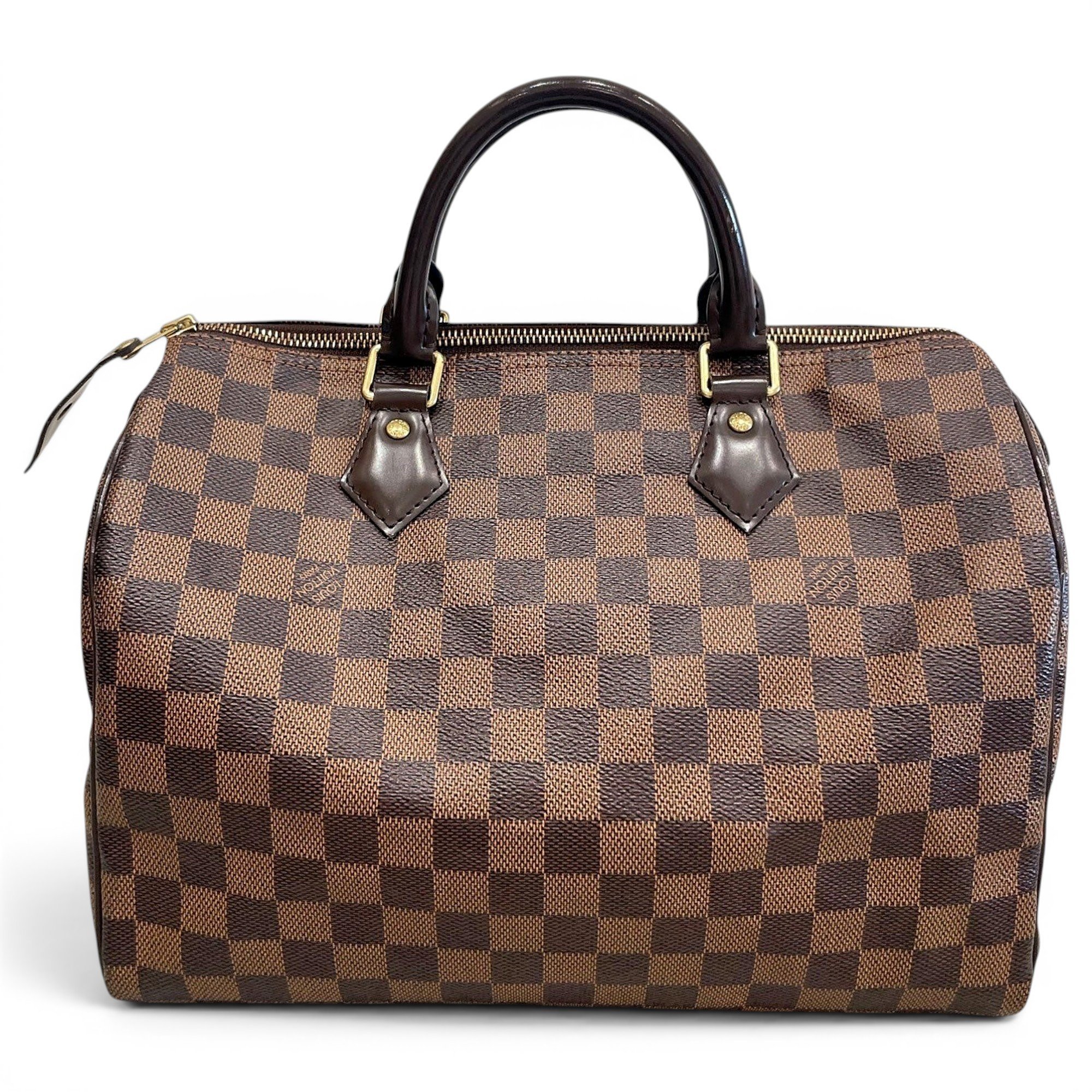 Speedy leather handbag