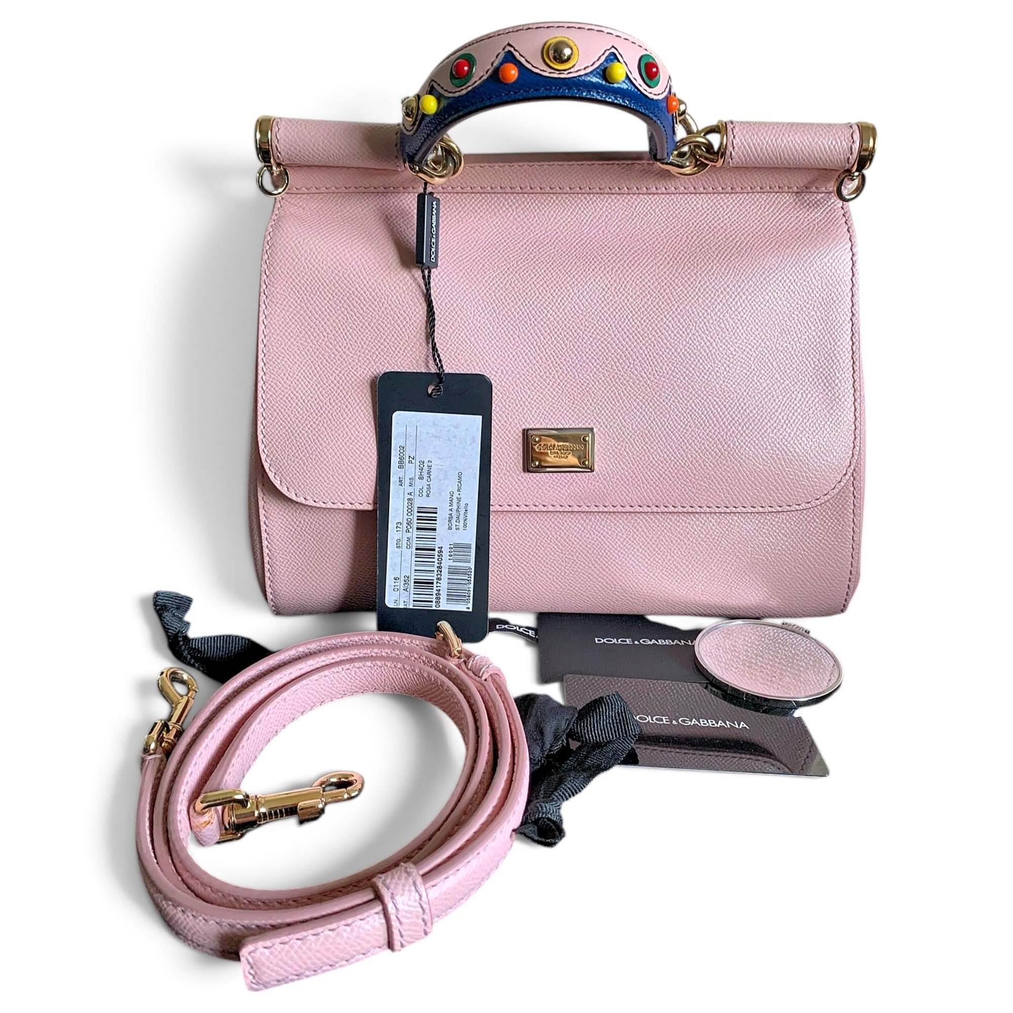 Dolce & Gabbana Sicily leather handbag