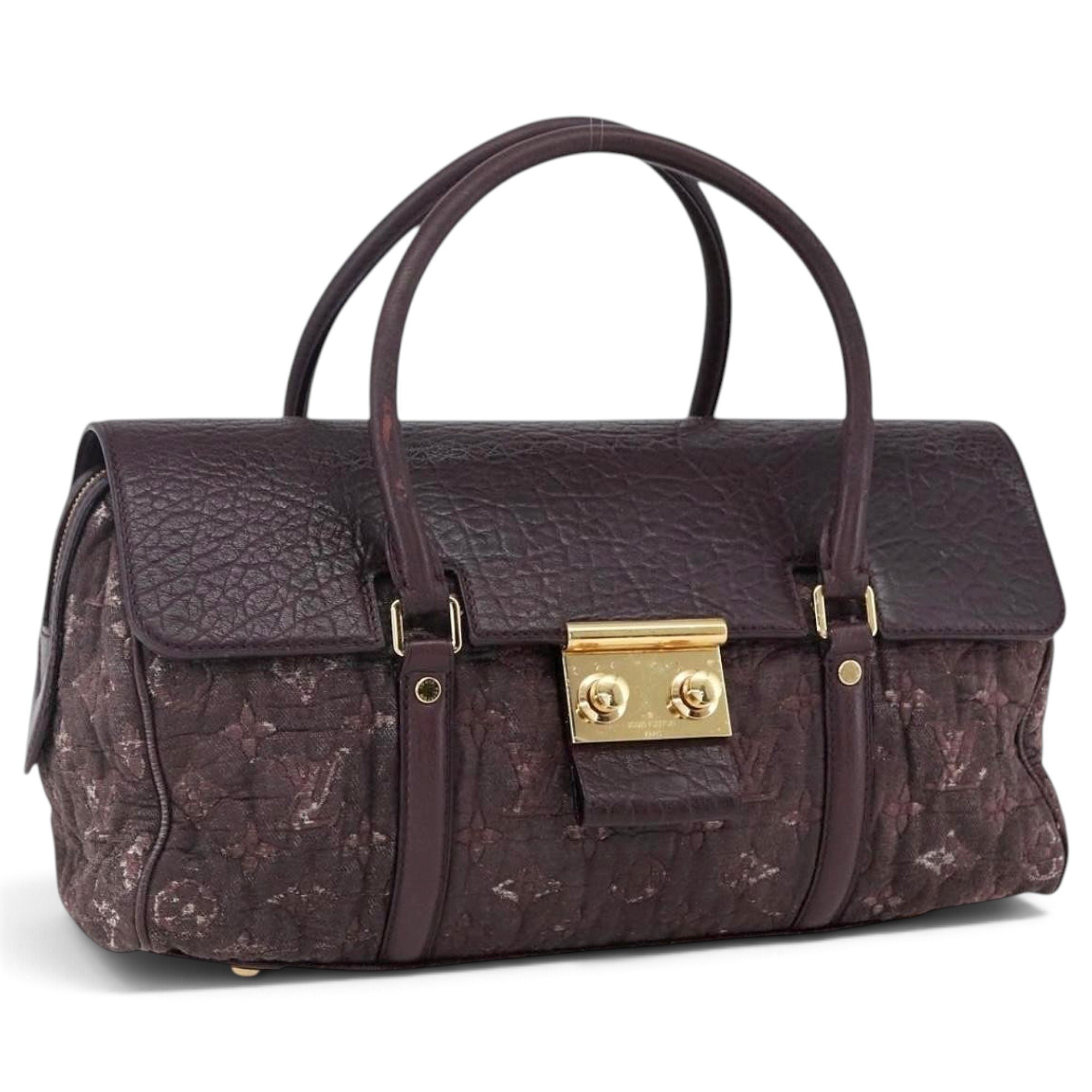 Bordeaux leather tote