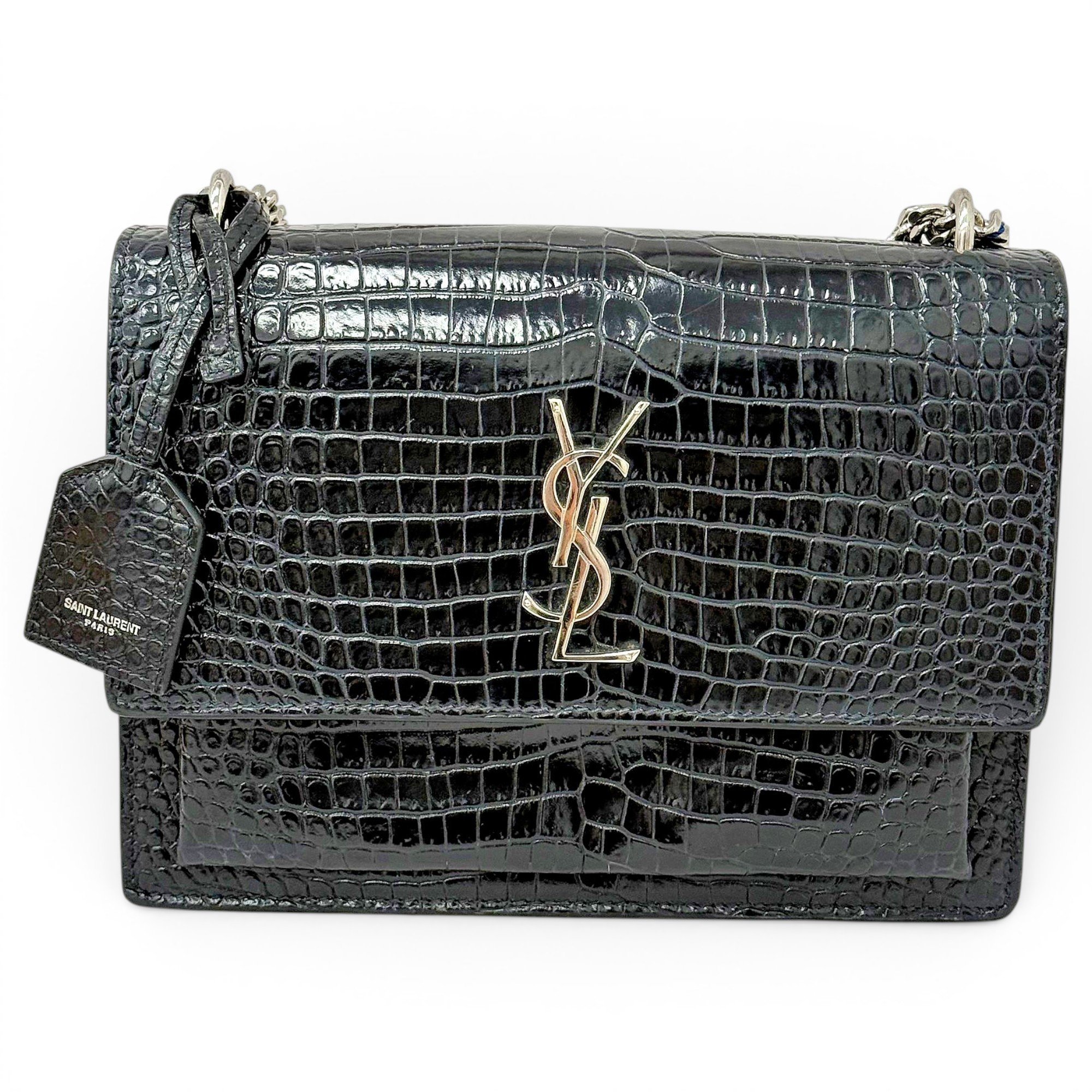 Sunset leather handbag