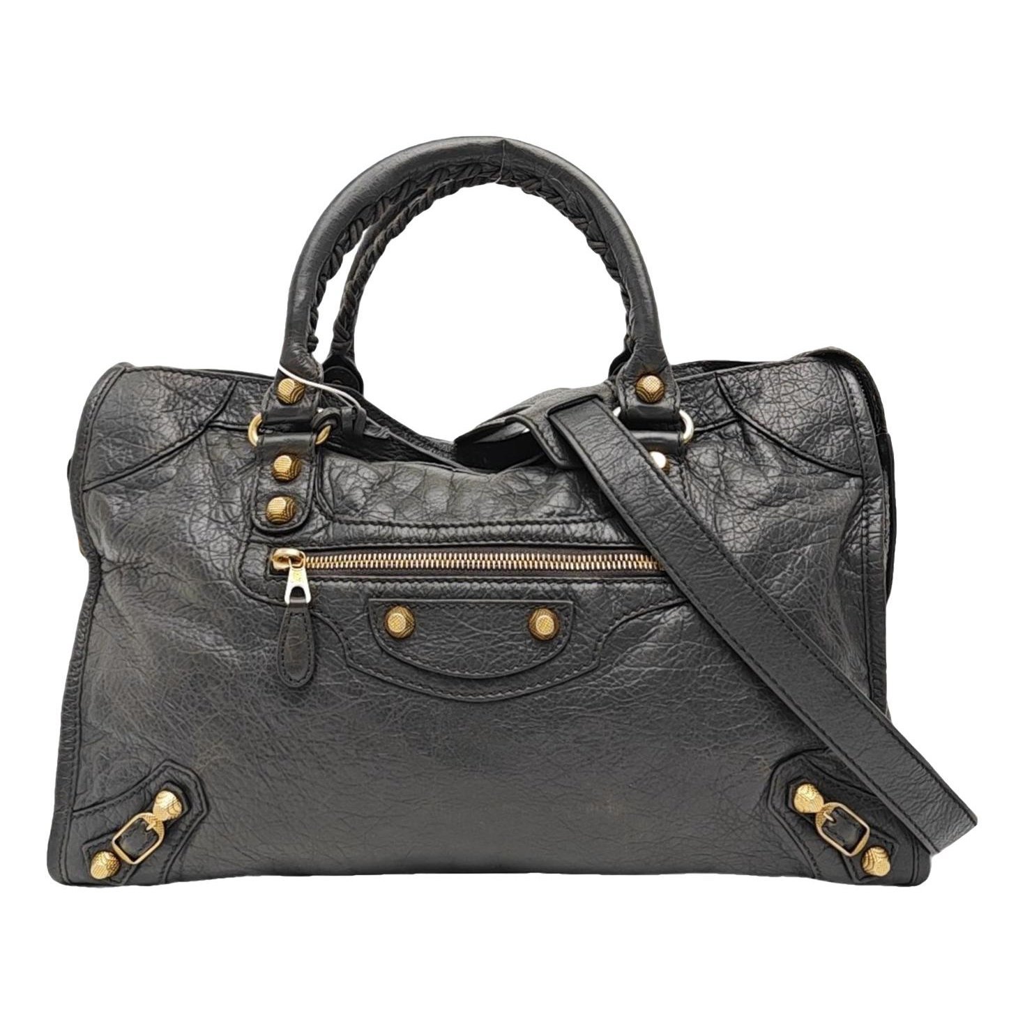 Leather handbag
