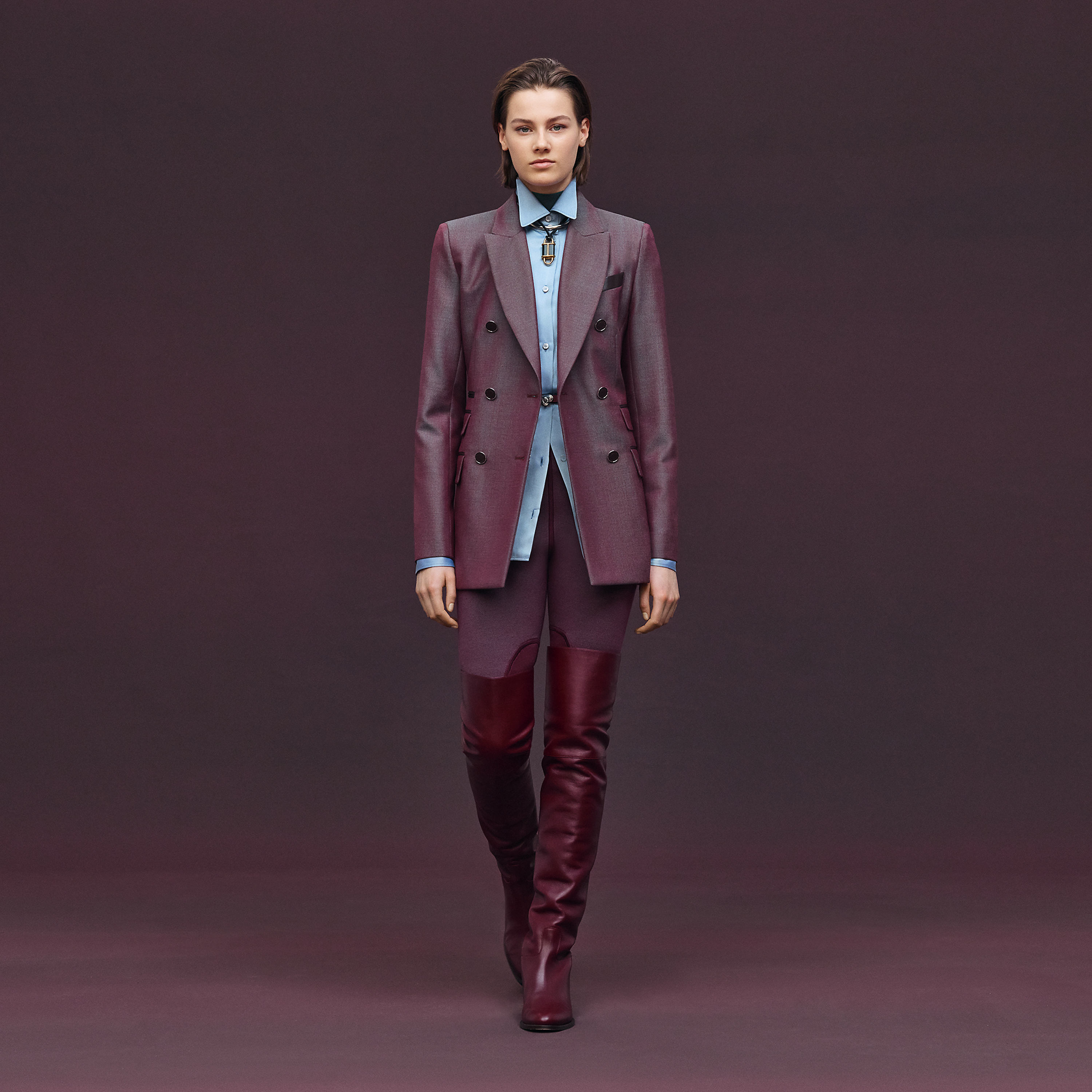 Wraparound suit jacket