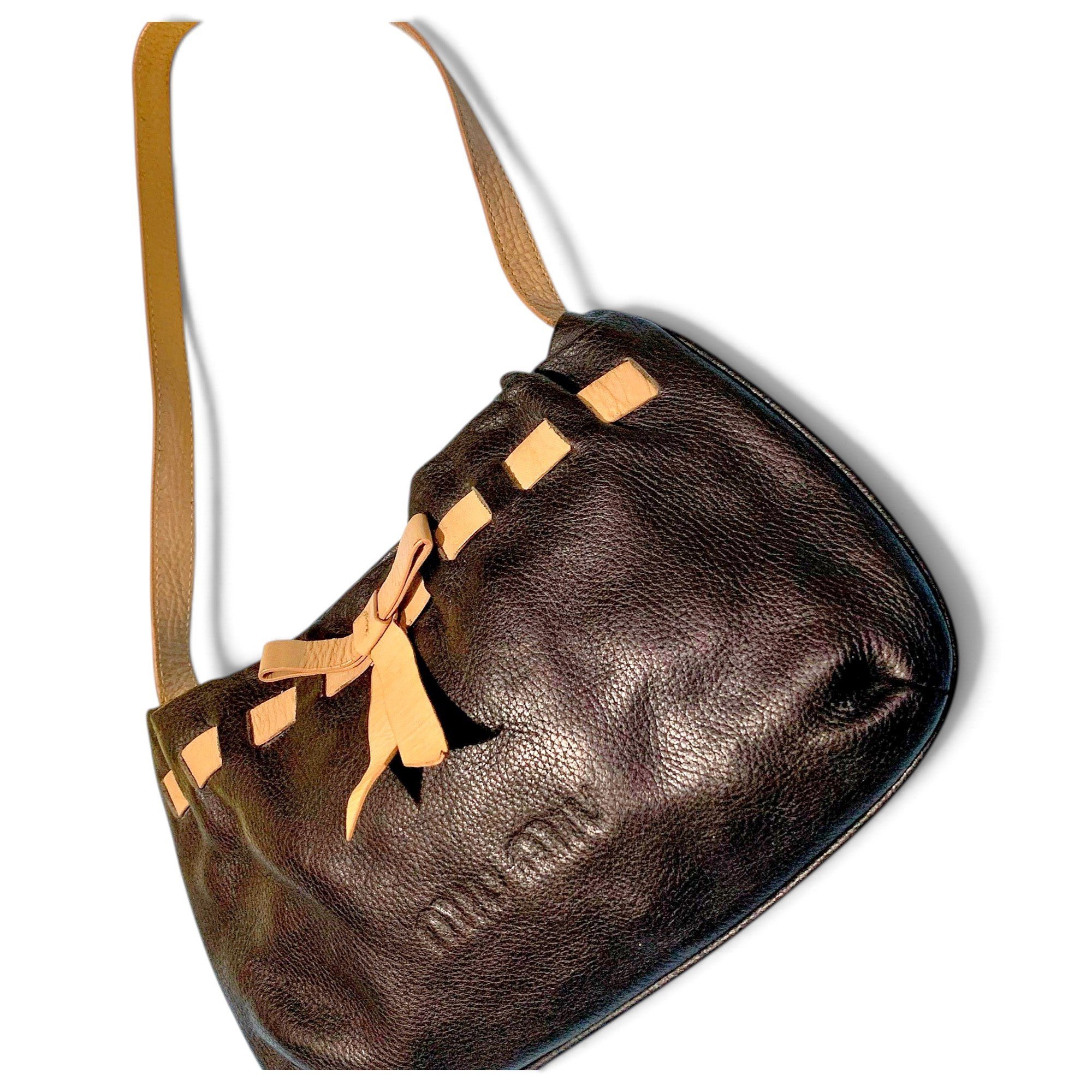 Leather handbag