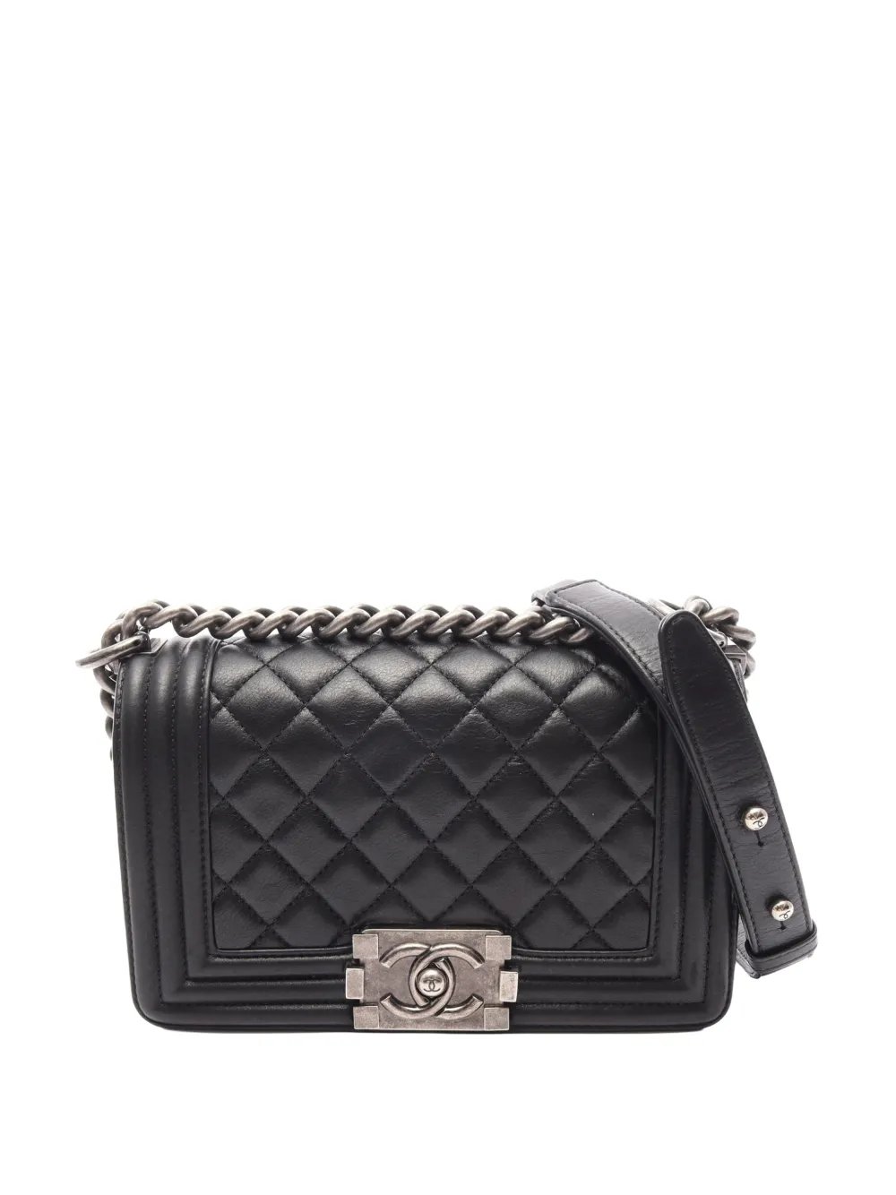 2014 Small Quilted Lambskin Boy Flap crossbody bag