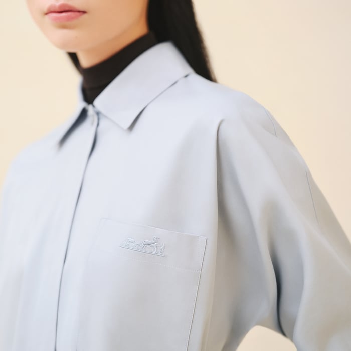 Bleu Givre Shirt Dress