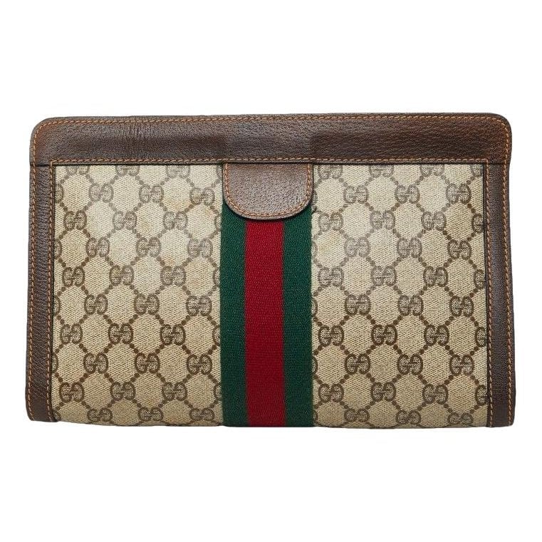Neo Vintage leather clutch bag