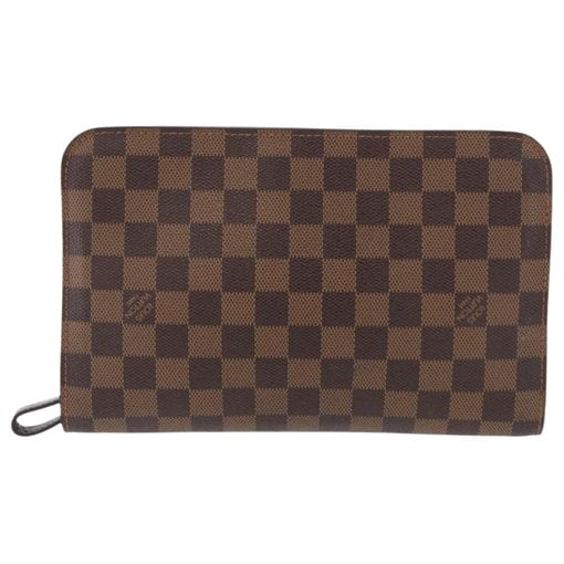 Saint-Louis leather clutch bag