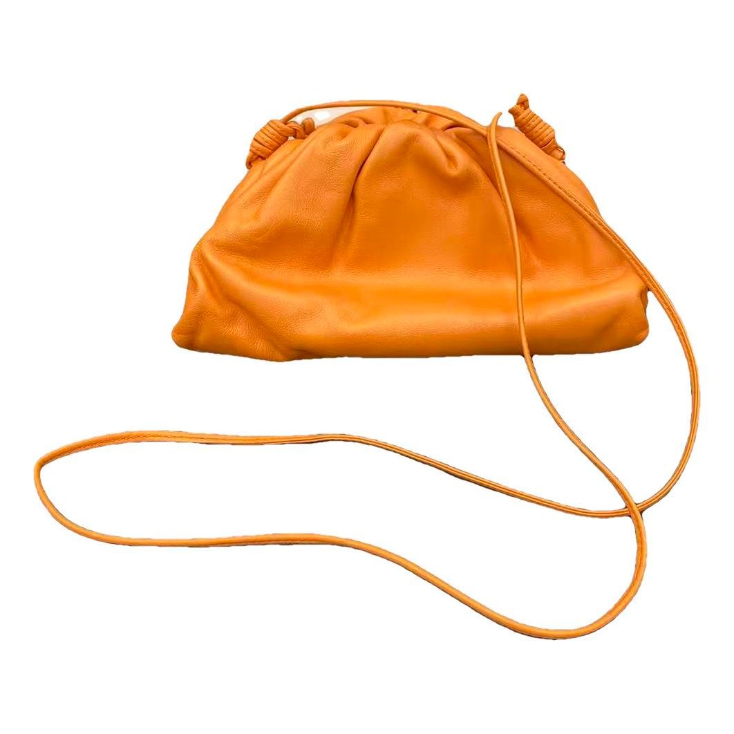 Pouch leather handbag