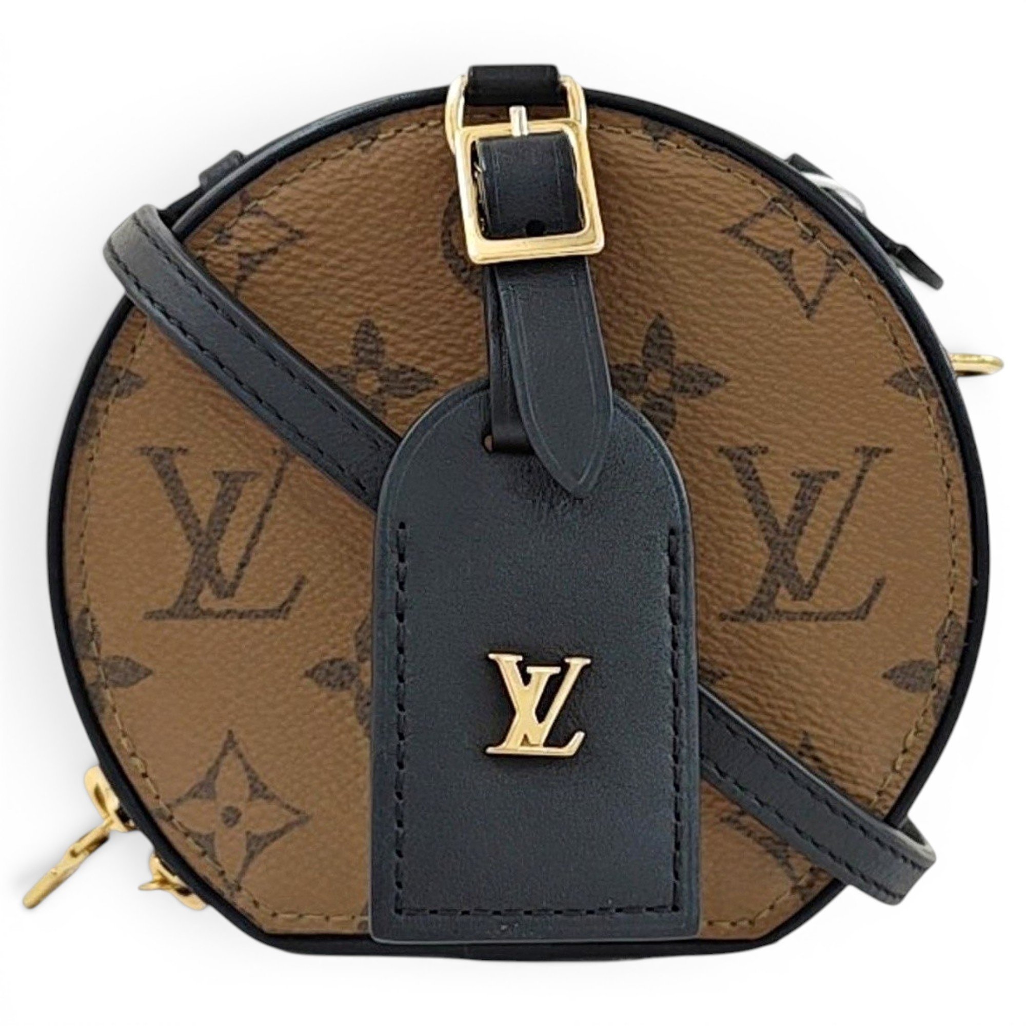 Micro boite chapeau leather handbag