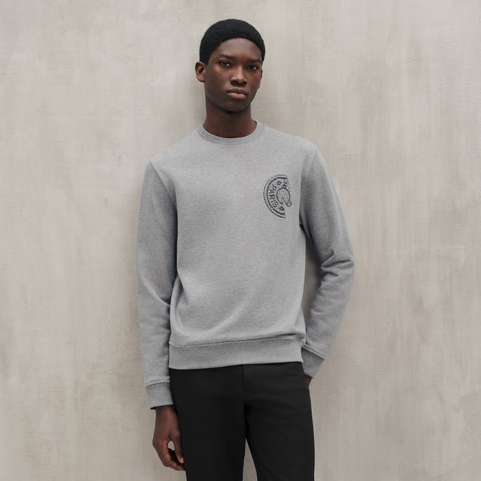 Gris C.d.s. Crewneck Sweater
