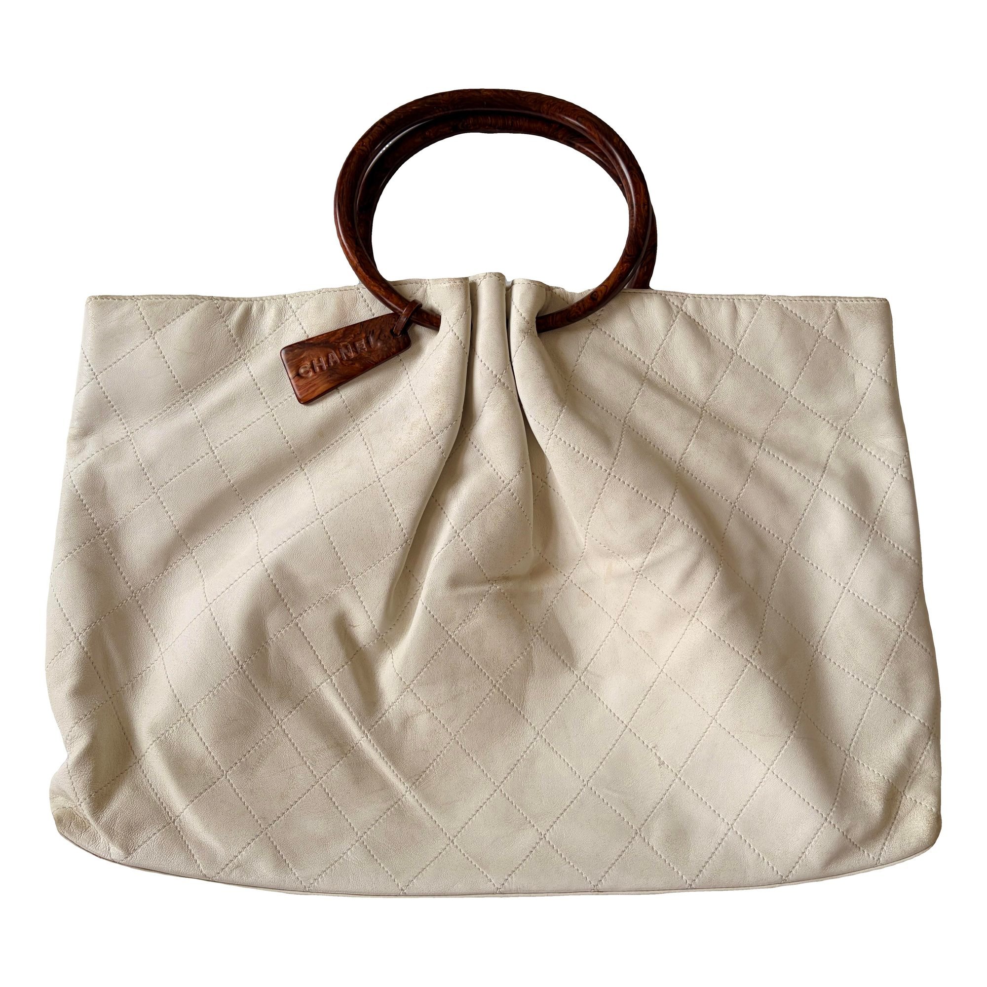 Leather tote