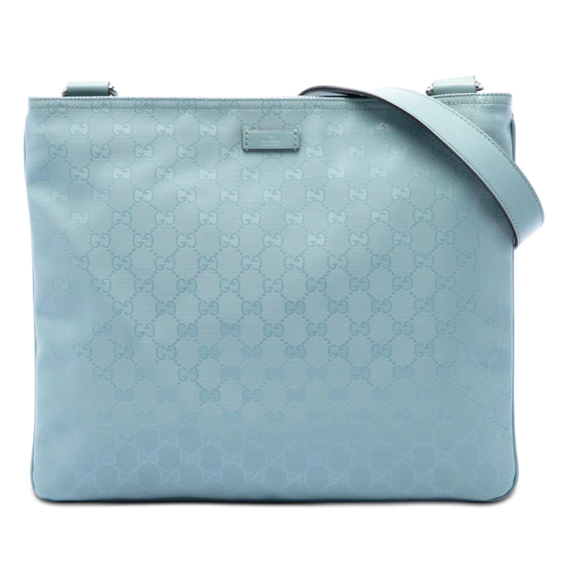 Gucci B leather crossbody bag