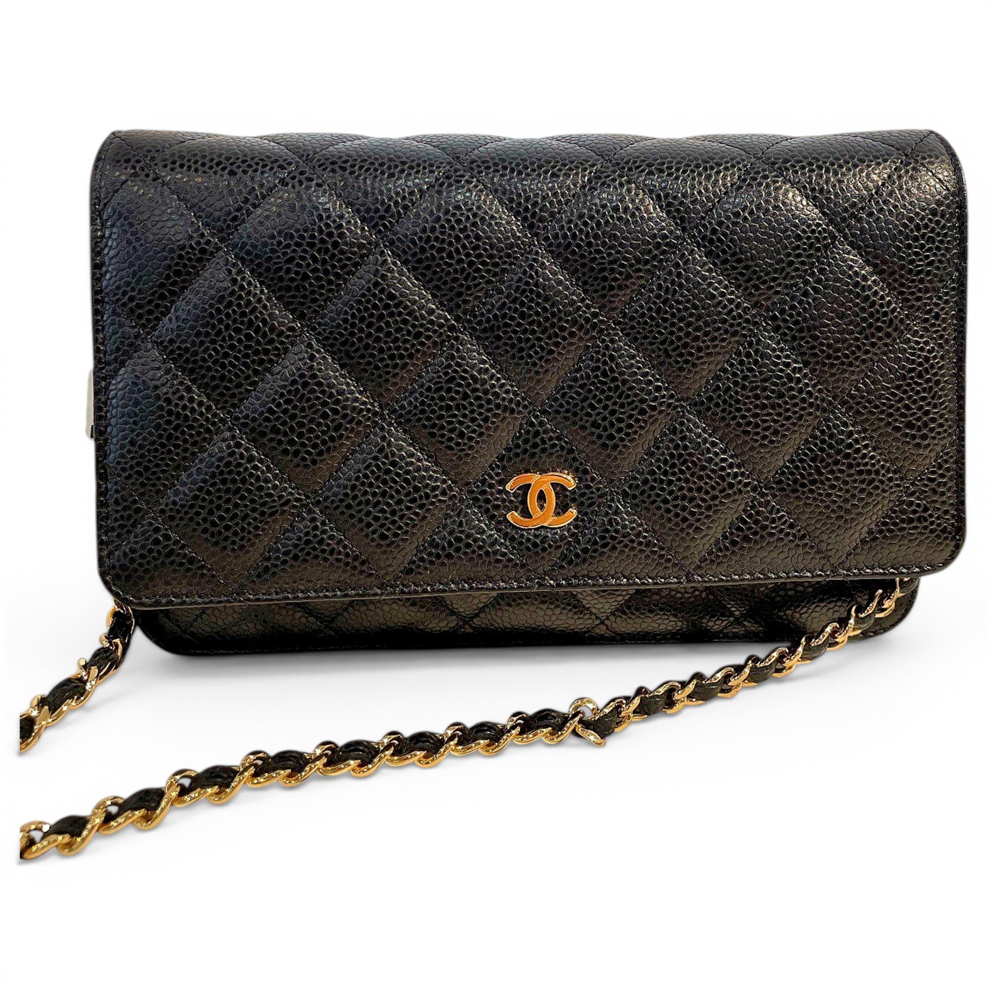 Wallet On Chain Timeless/Classique pony-style calfskin handbag