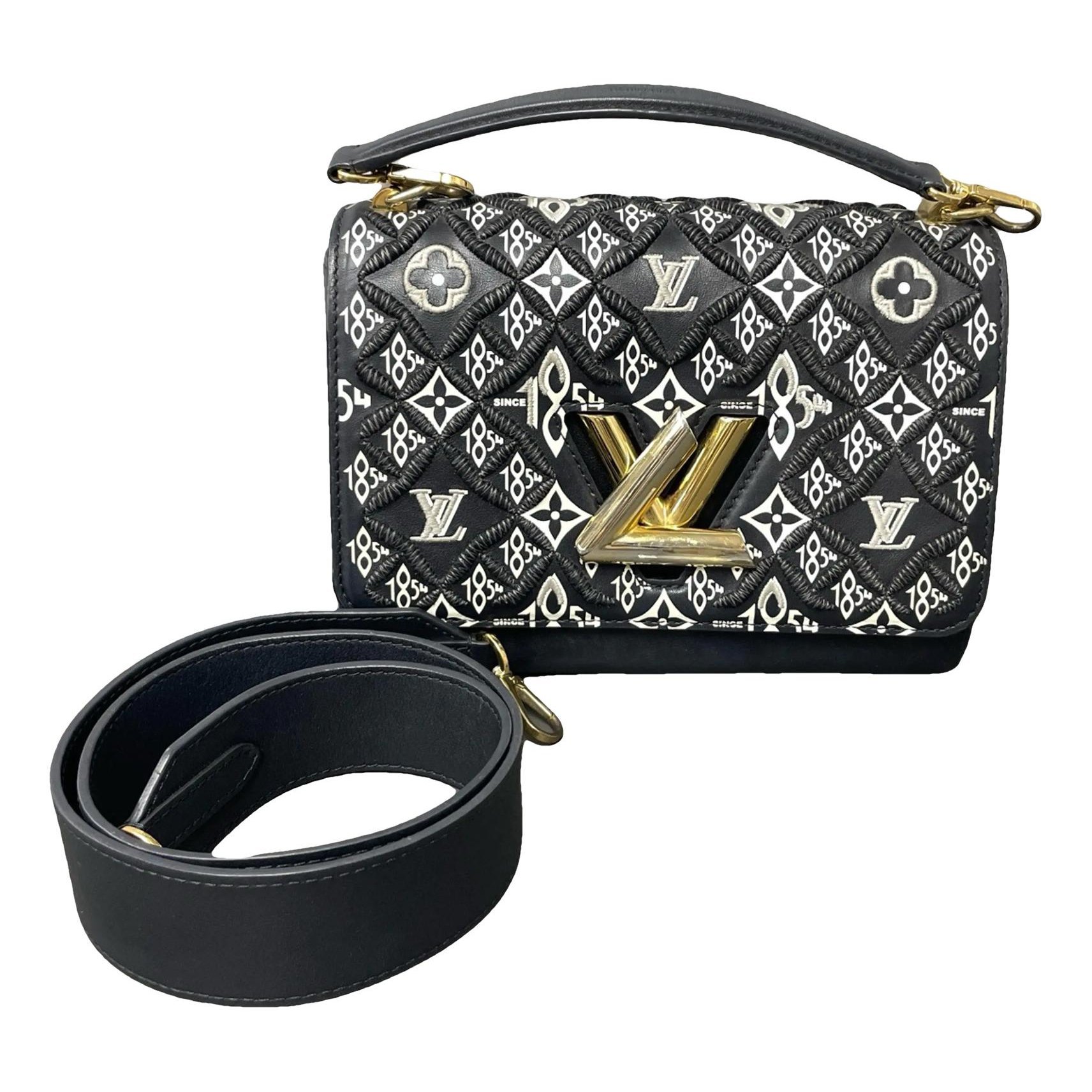 Twist One Handle leather handbag