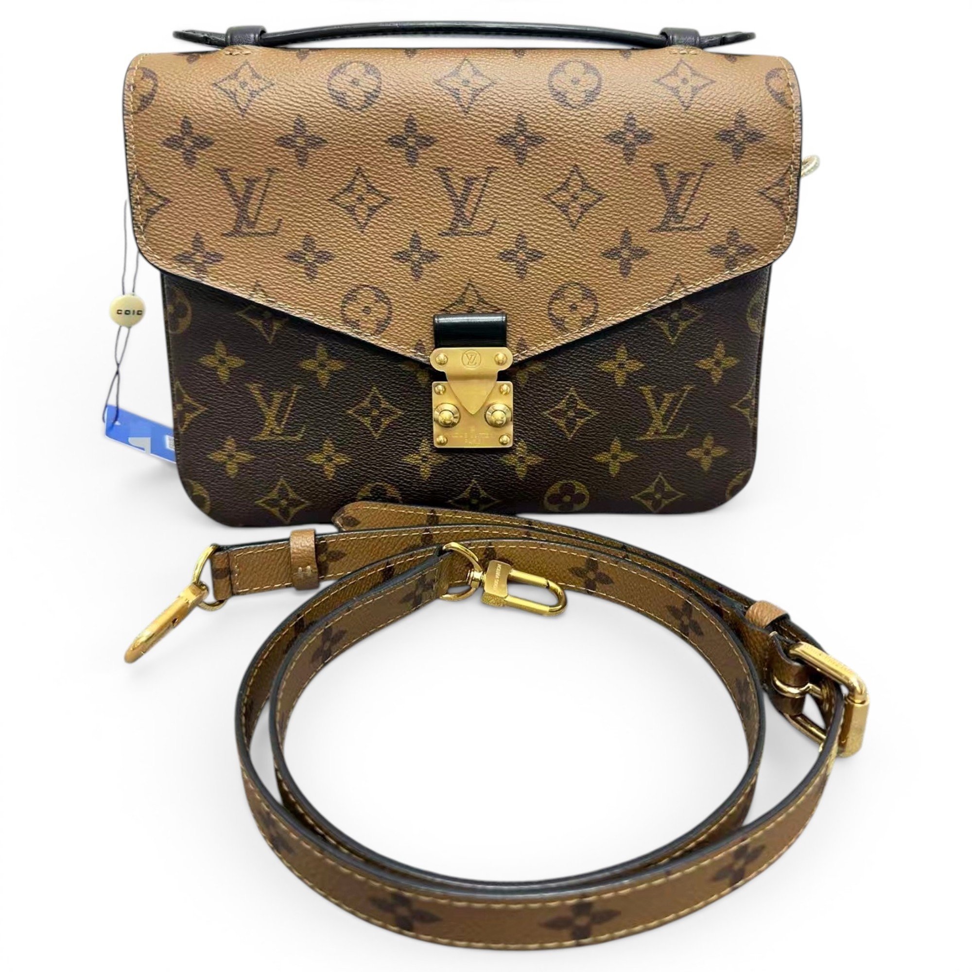 Metis leather handbag