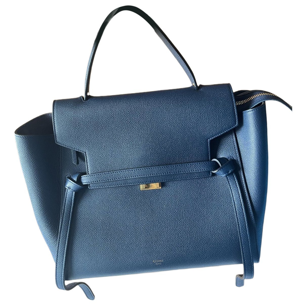 Belt leather handbag