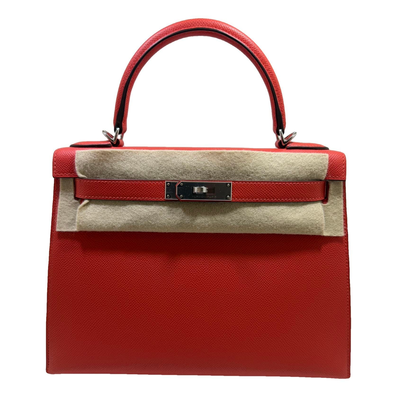 Kelly 28 leather handbag