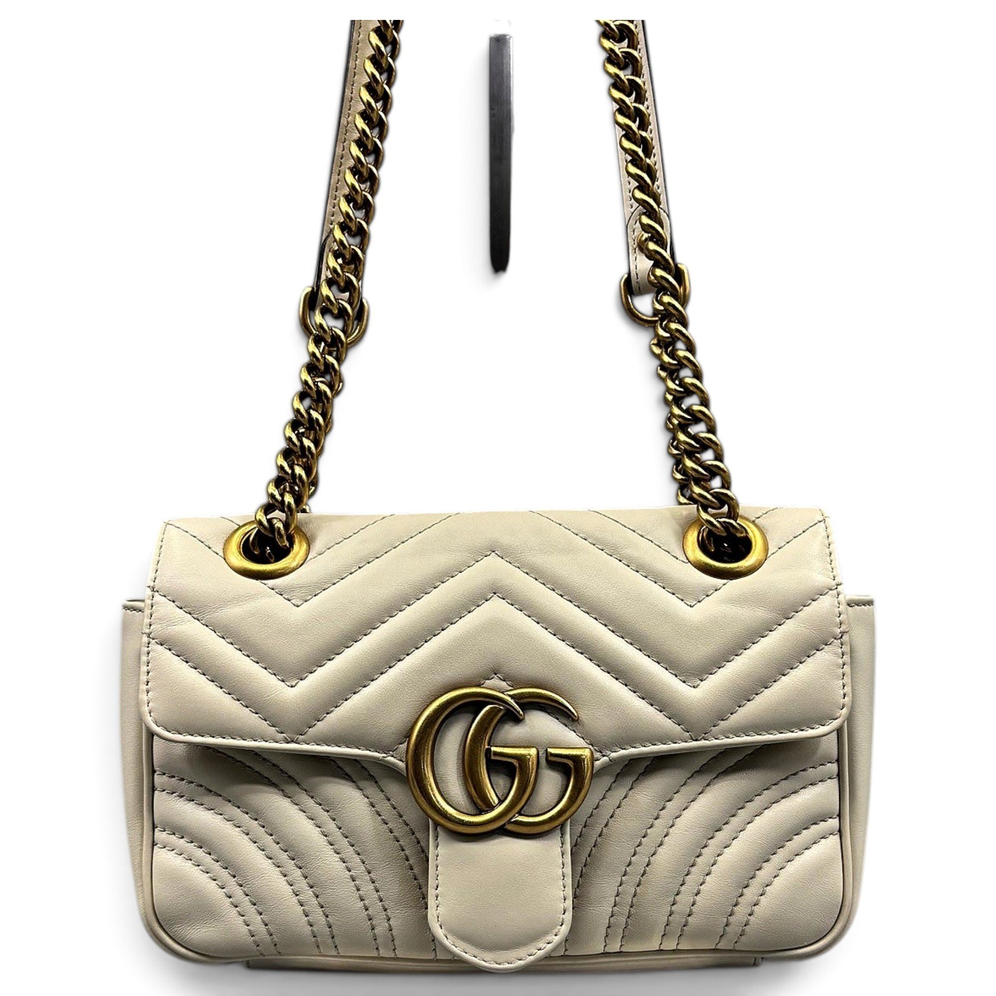 GG Marmont Flap leather handbag