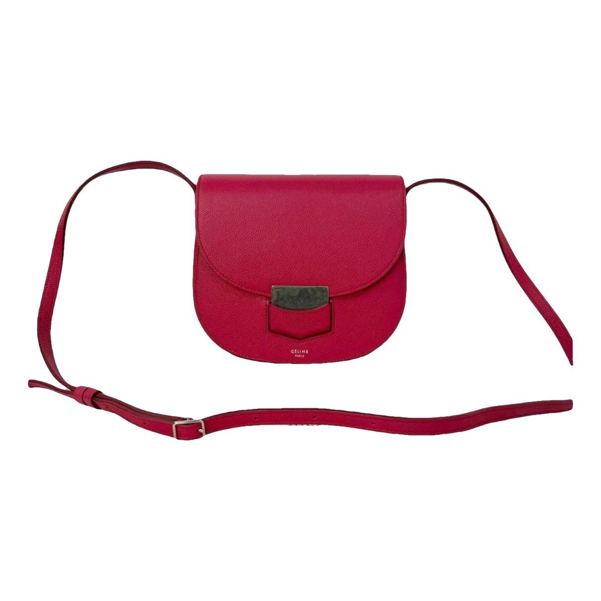 Trotteur leather crossbody bag