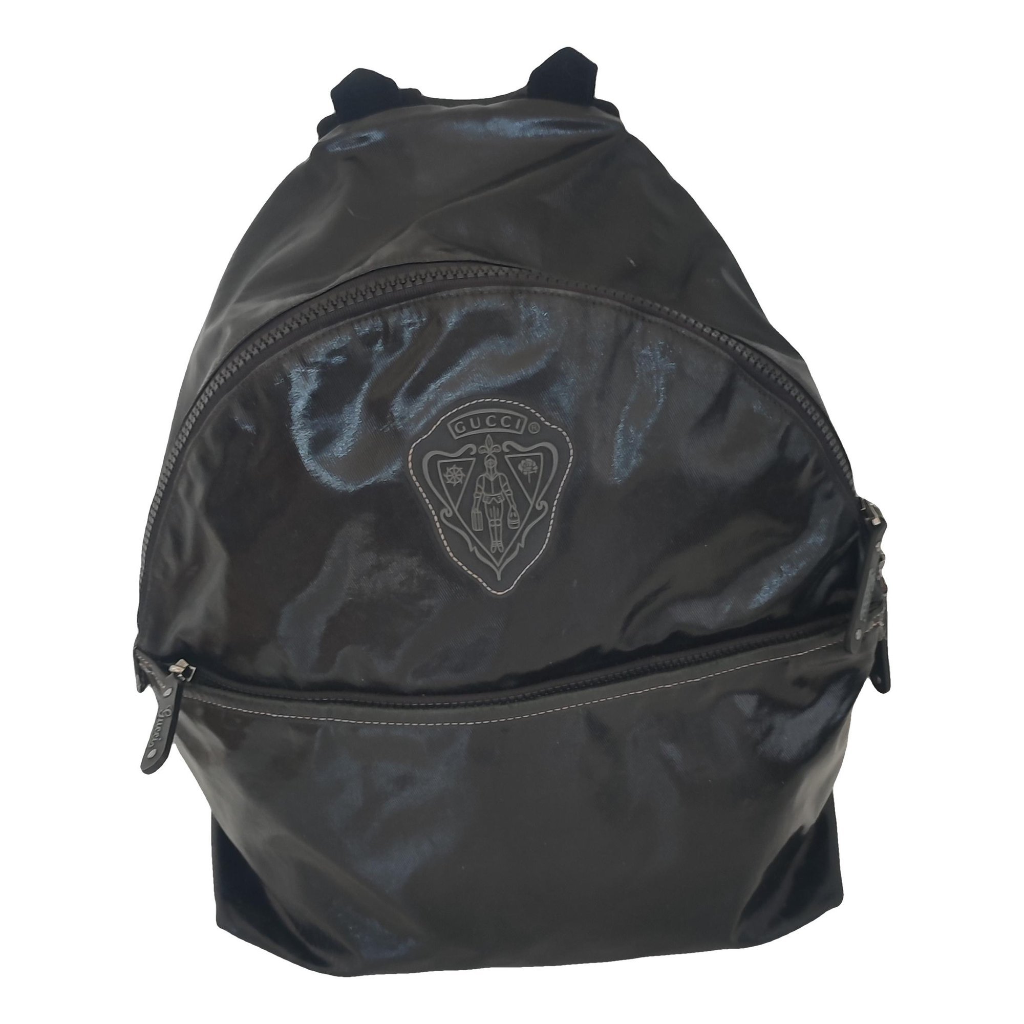 Leather backpack
