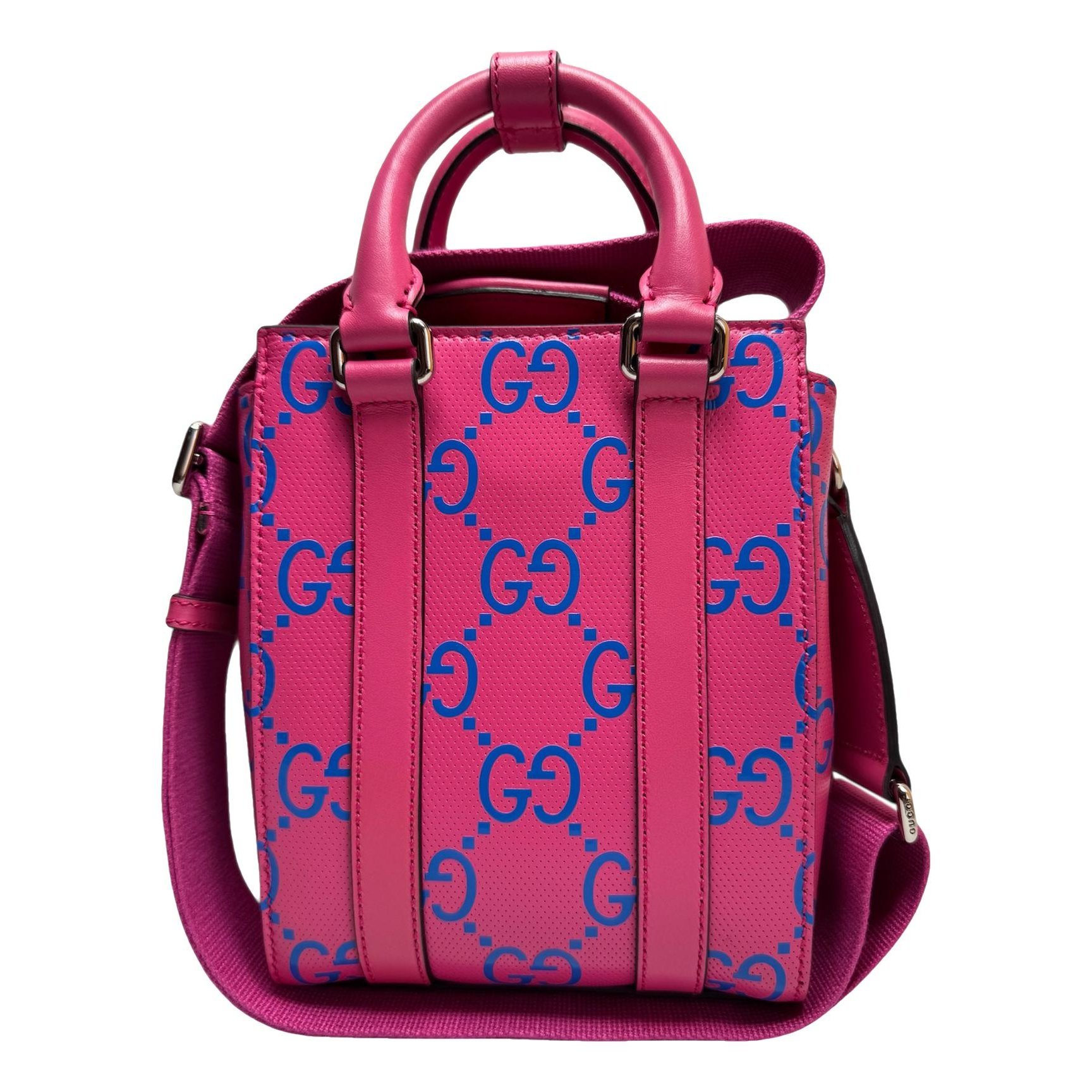 Attache leather handbag