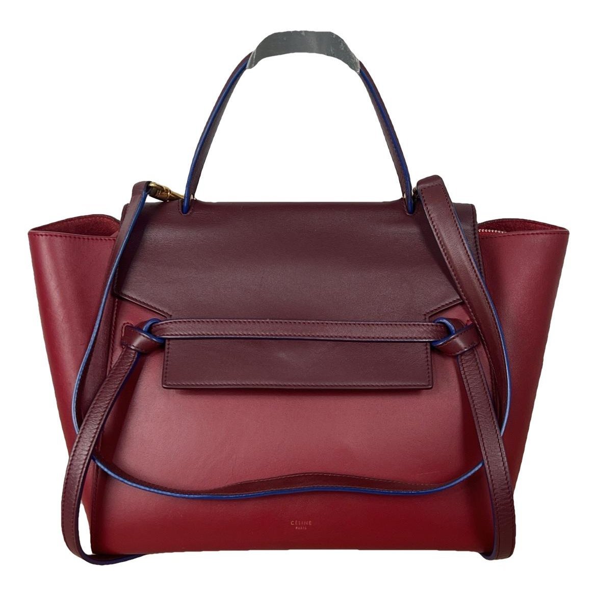 Belt leather handbag