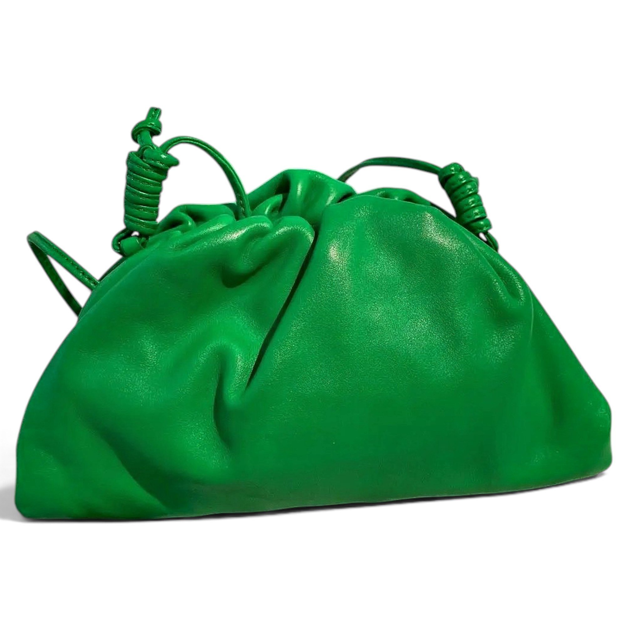 Pouch leather handbag