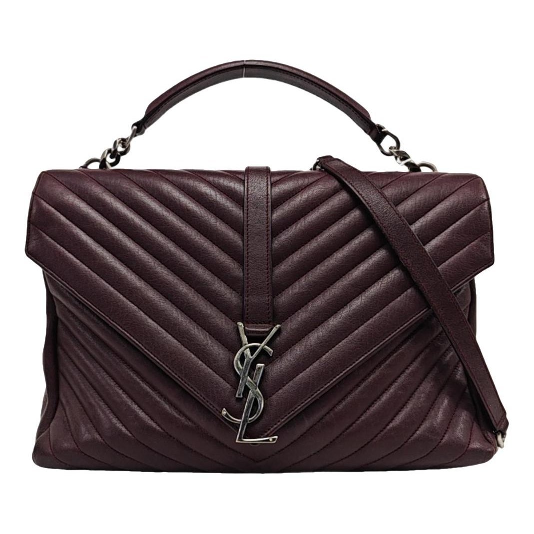 Collége monogramme leather handbag