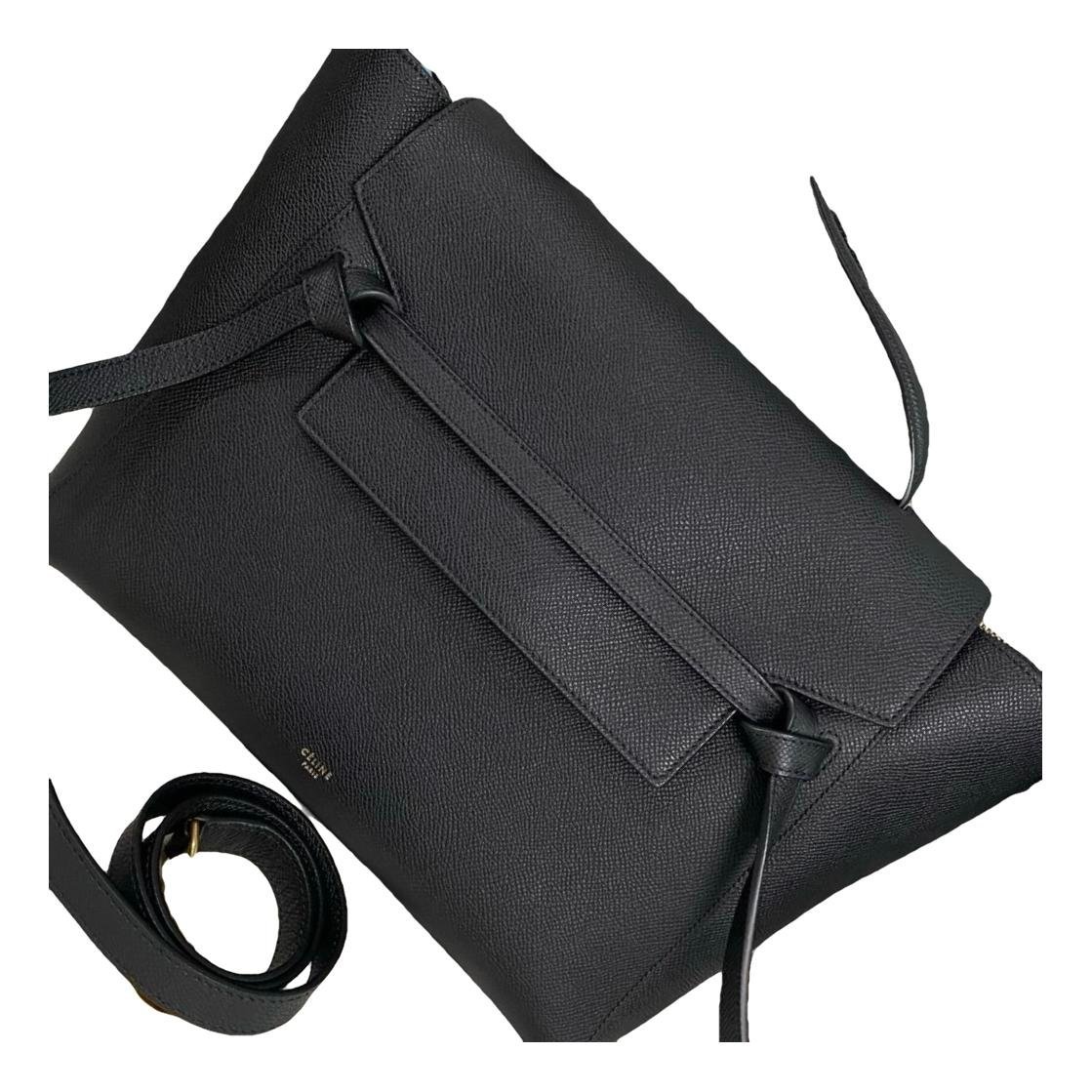 Belt leather handbag