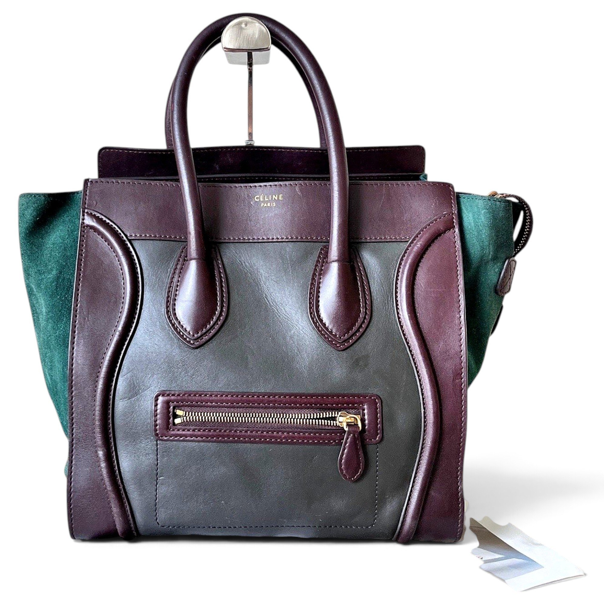 Luggage leather handbag