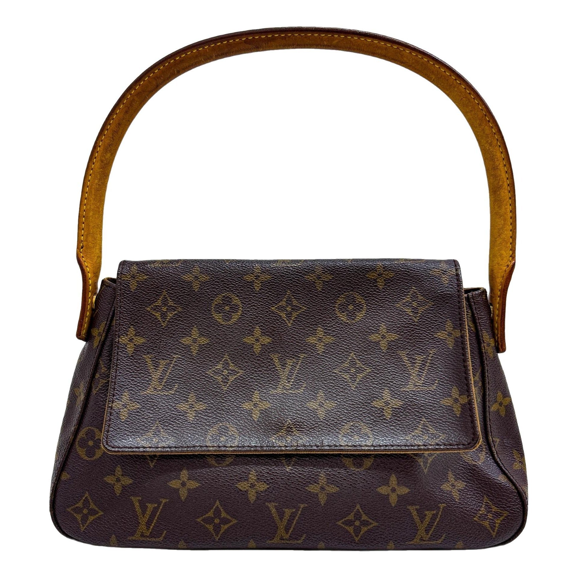 Looping cloth handbag