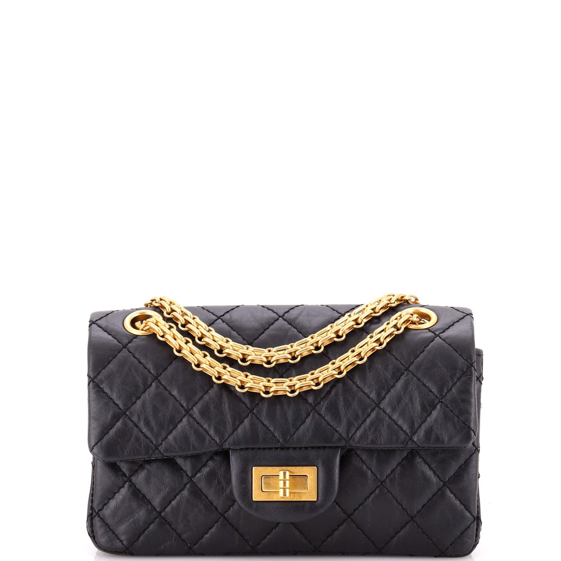 Reissue 2.55 Flap Bag Quilted Aged Calfskin 224