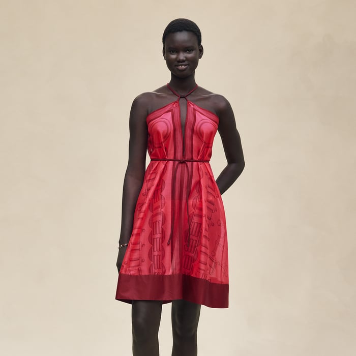 Rose Pivoine "Cahier Du Colporteur" Beach Dress
