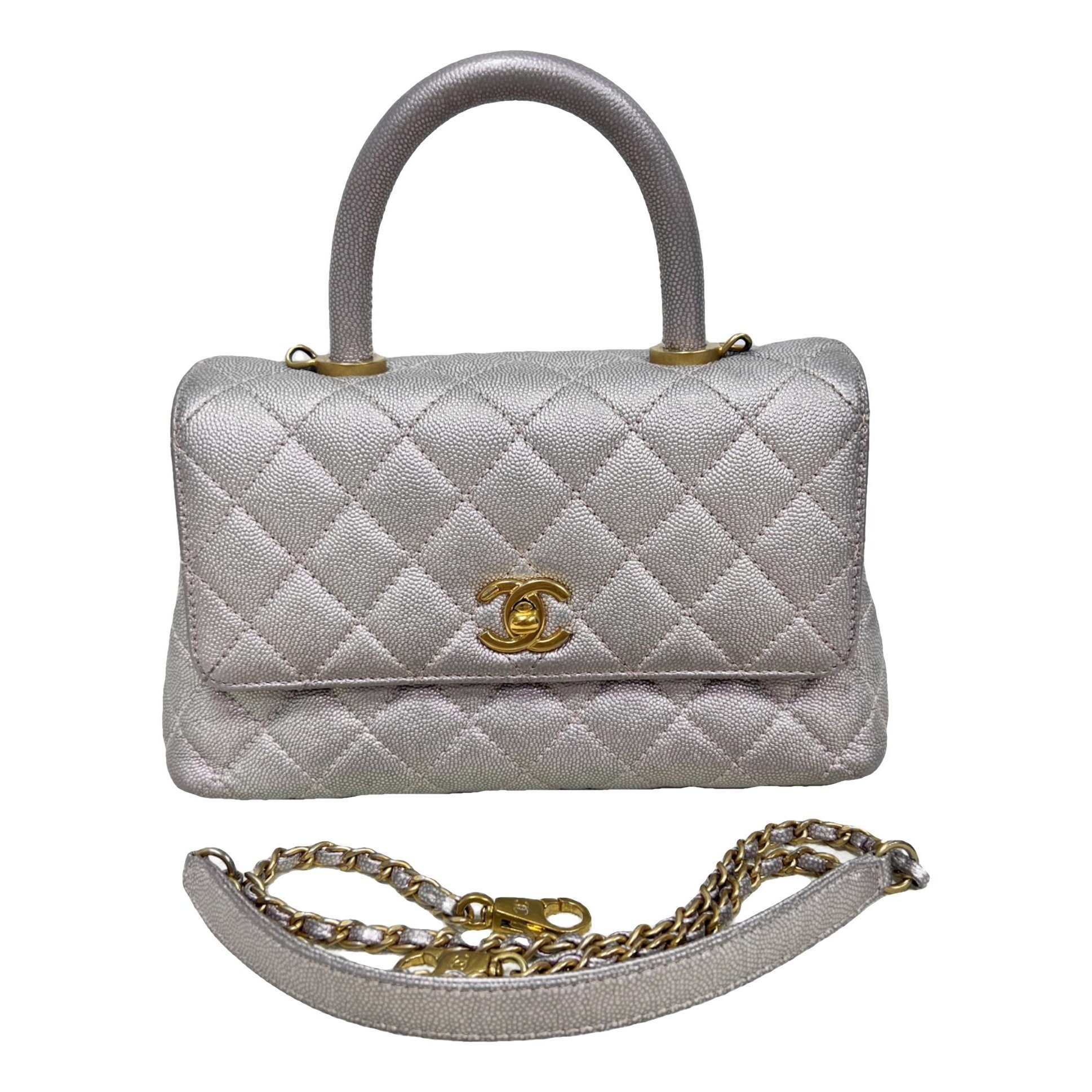 Coco Handle leather handbag