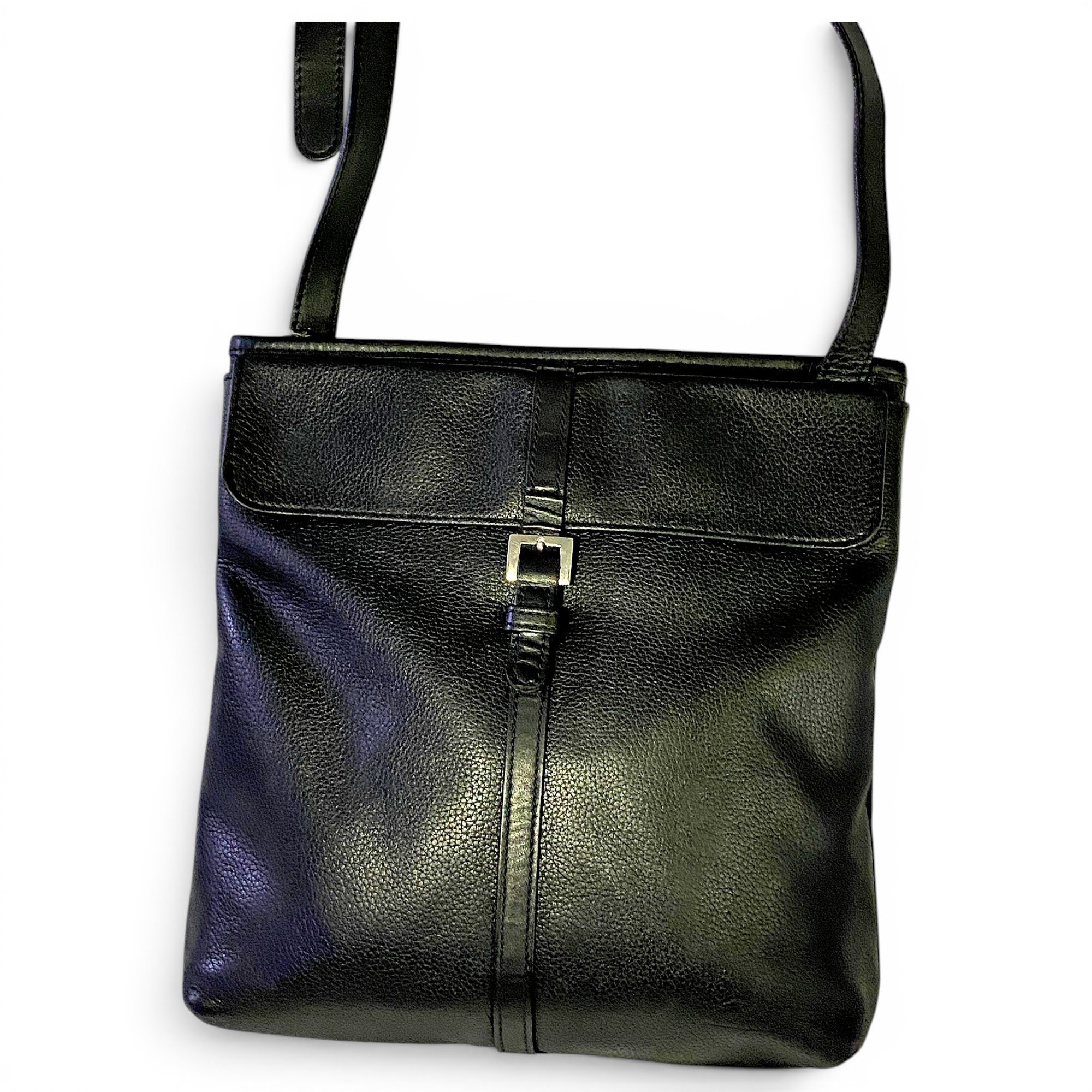 Balzane leather crossbody bag