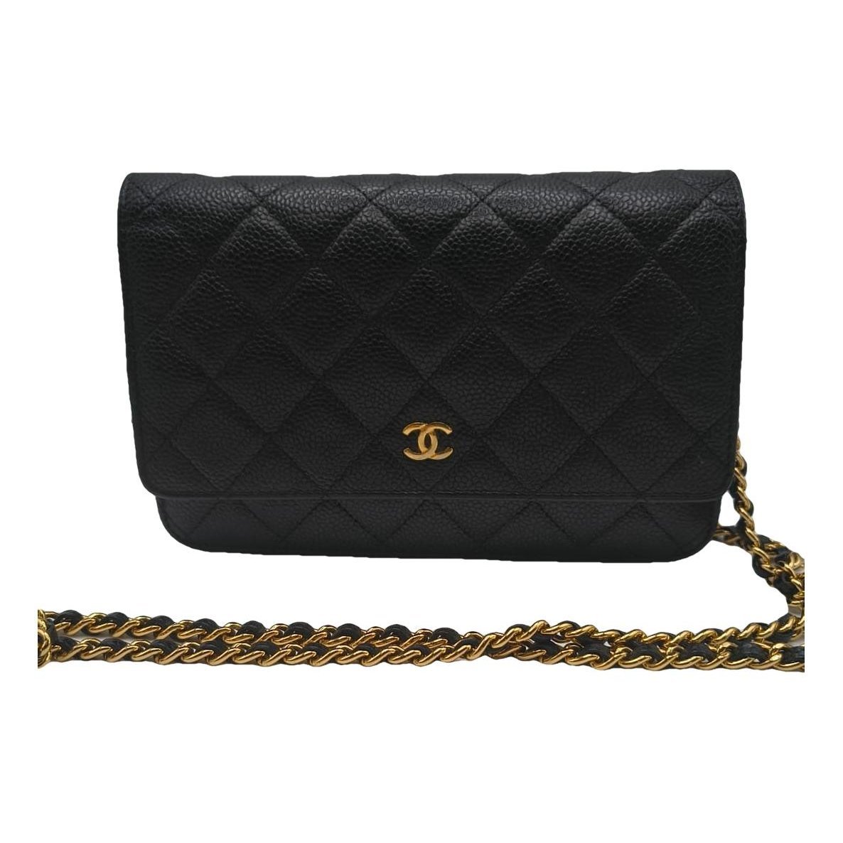 Wallet On Chain Timeless/Classique leather handbag