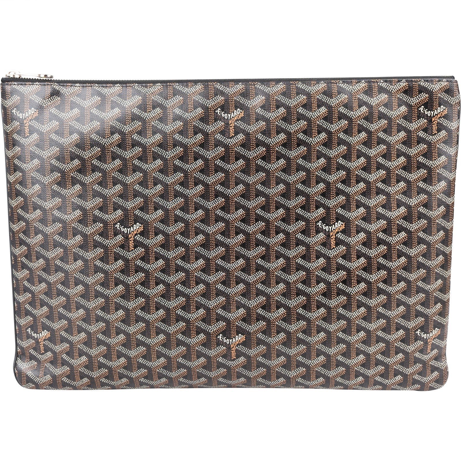 Goyard Sénat cloth clutch bag