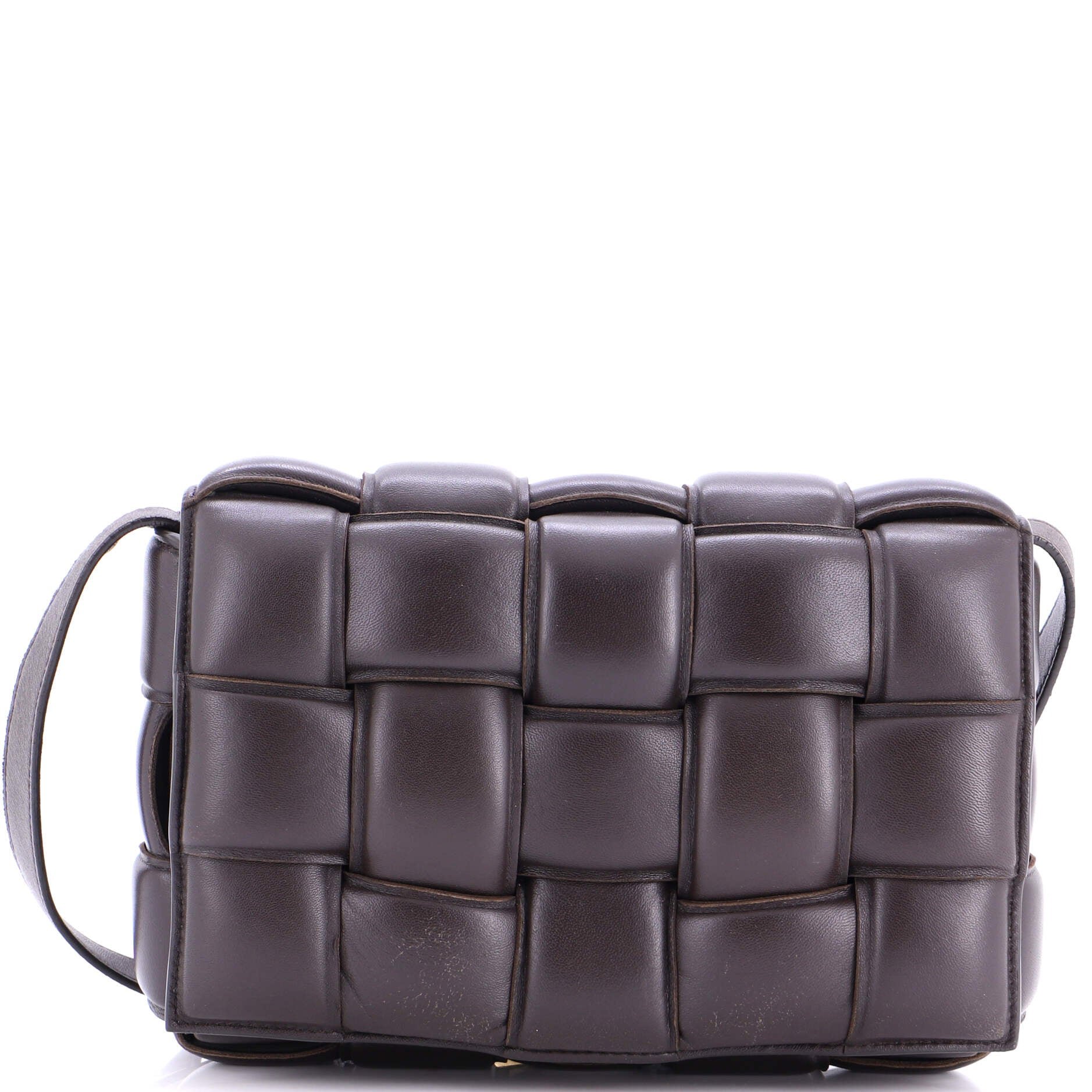 Bottega Veneta Cassette Crossbody Bag Padded Maxi Intrecciato Leather