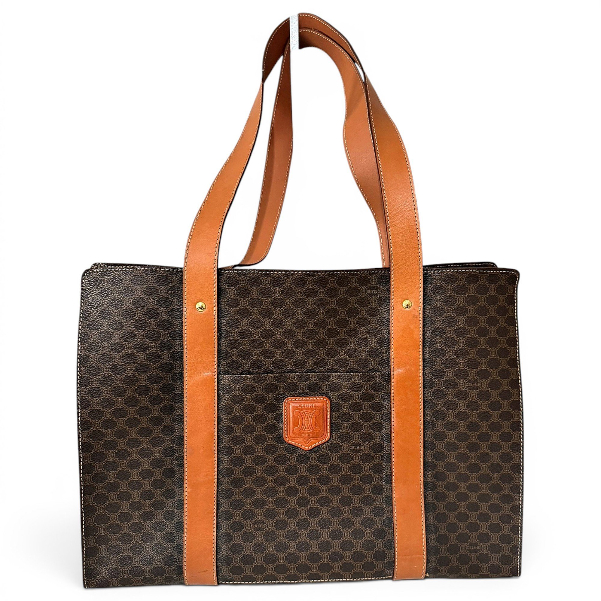 Leather tote